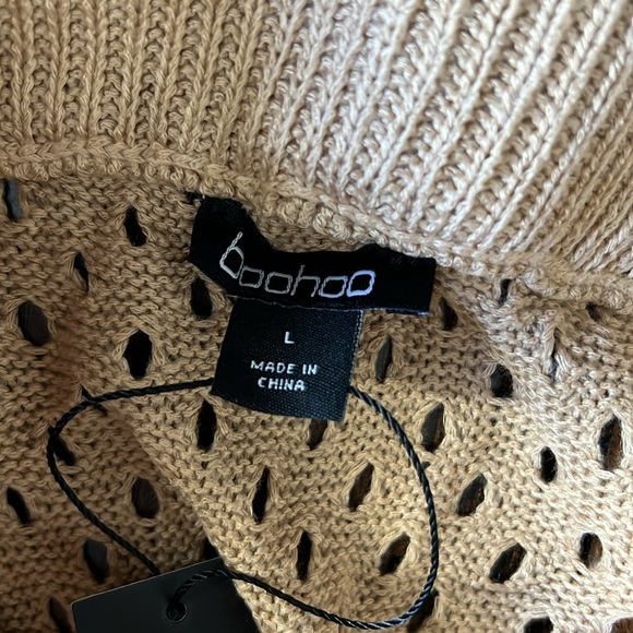 Boohoo NWT crochet maxi cover up skirt women’s large - Picture 5 of 6